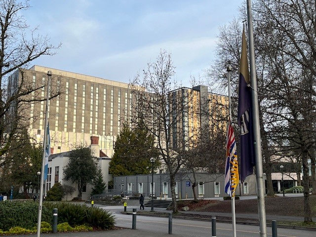 Flags lowered, angle 2